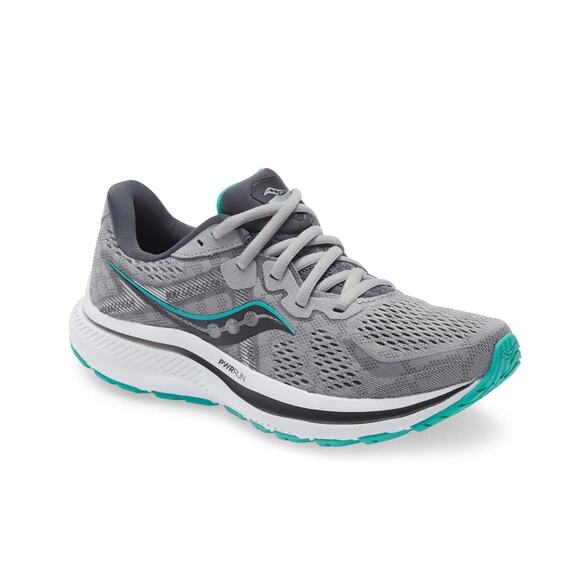 Saucony Omni 20 Running Shoe in Alloy/ Jade Size 5.5